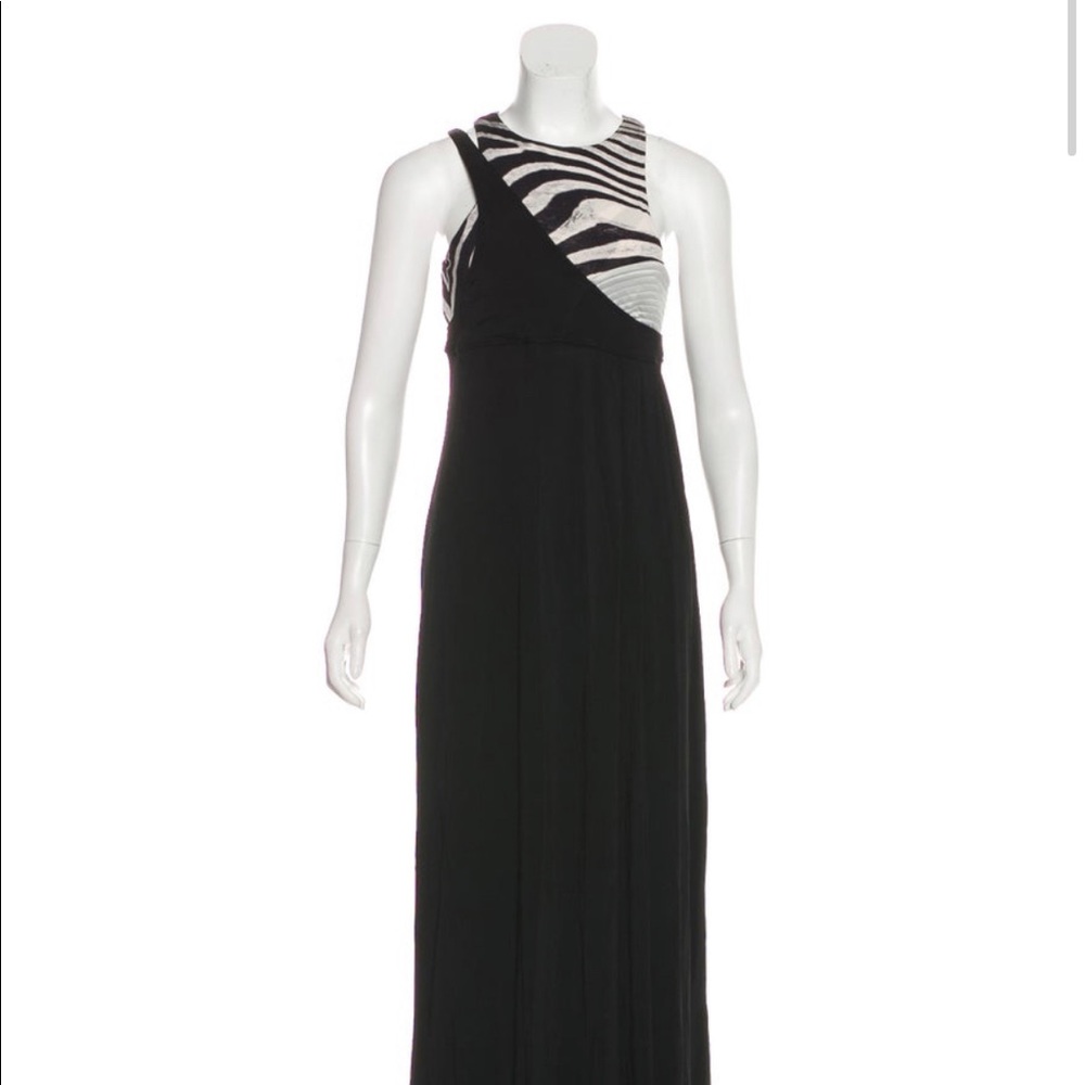 Maxi dress with unique bust detail